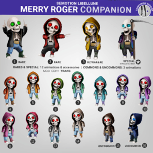 SEmotion Libellune Merry Roger Companion RARE 01