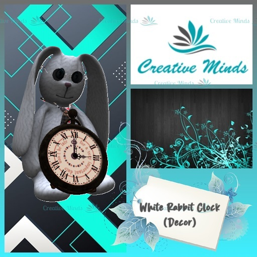 White Rabbit Clock (Decor)