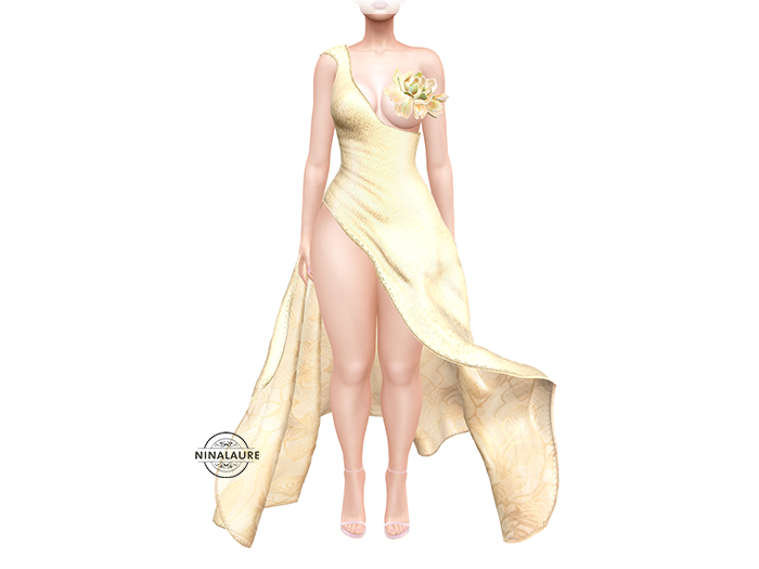 !dM Yulania | TROPICAL ORANGE Gown | Maitreya Lara