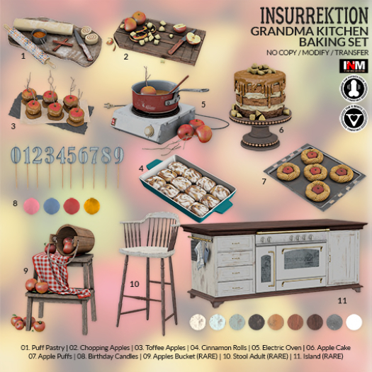 11. [IK] Grandma Kitchen Baking Set - Island - RARE