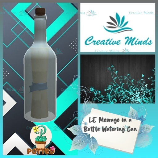 Potted: LE Message in a Bottle Watering Can