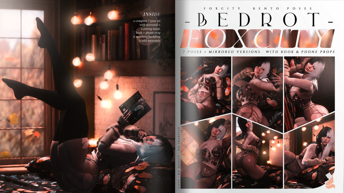 FOXCITY. Bedrot Bento Pose Set