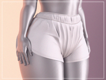 PODIUM - Sport Shorts WHITE [INITHIUM KUPRA/KUPS | Ebody Reborn]