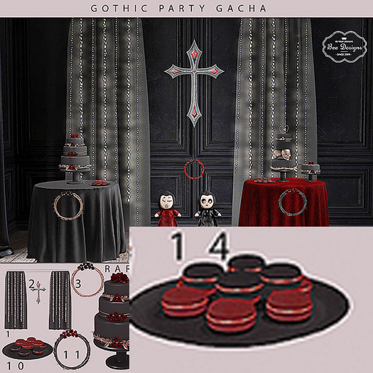 14 Bee Designs Gothic Party