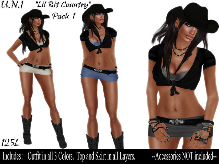 U.N.I ~ Lil Bit Country  {Pack 1}   