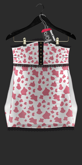 ! Black Swan ! Nova Dress Pink Cow