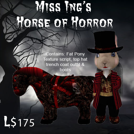 Miss Ing's Horse of Horror with Dinkie Outfit
