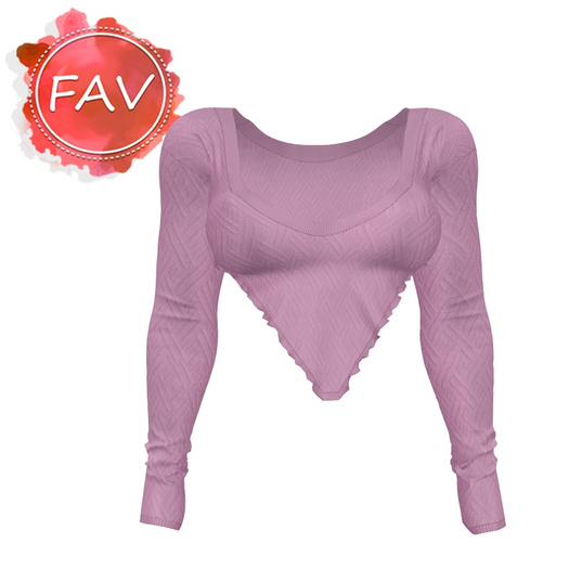 Pink Knitted Blouse