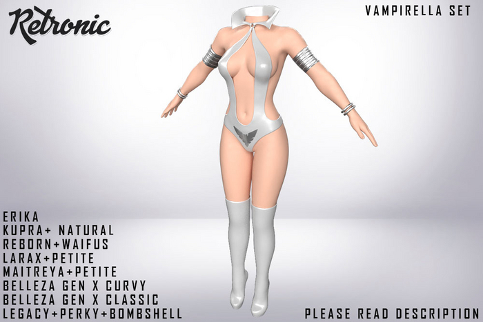 [RETRONIC] Vampirella Set Full Perm (Dae, Obj Files) 
