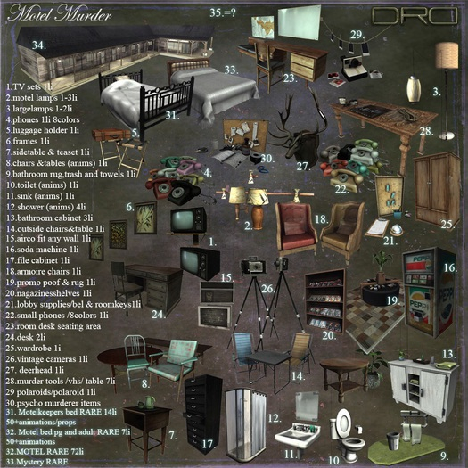 25 -DRD- Motel - Wardrobe