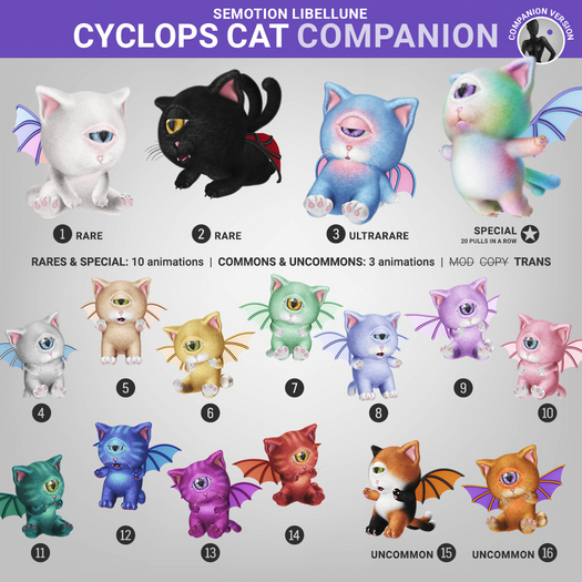SEmotion Libellune Cyclops Cat COMMON 10