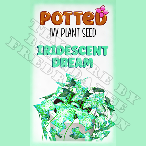 Potted: Ivy Plant Seed: Iridescent Dream 2