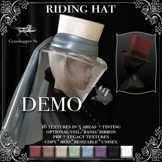 Grasshopper St Riding Hat DEMO
