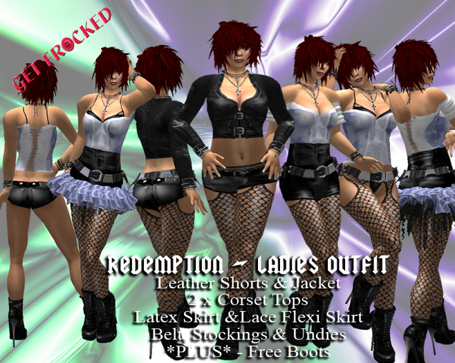 Redemption - Ladies Outfit (with free boots)