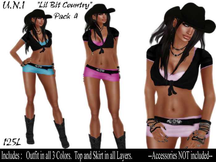 U.N.I ~ Lil Bit Country  {Pack 4}    