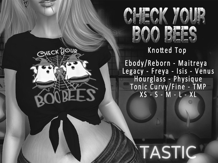 Tastic-Check Your Boo Bees Knotted Top Demo