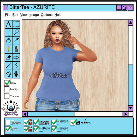 [HA] Bitter Tee - AZURITE -