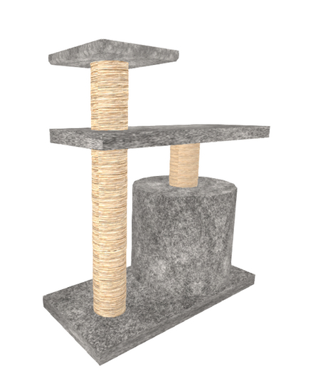 Cat Tree Style 3 Grey