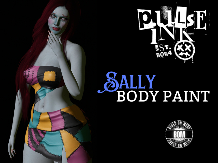 Sally Body Paint - BOM Tattoo by Pulse Ink