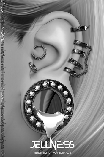 Fewness - Jellness Genus Tunnels Earring - DEMO