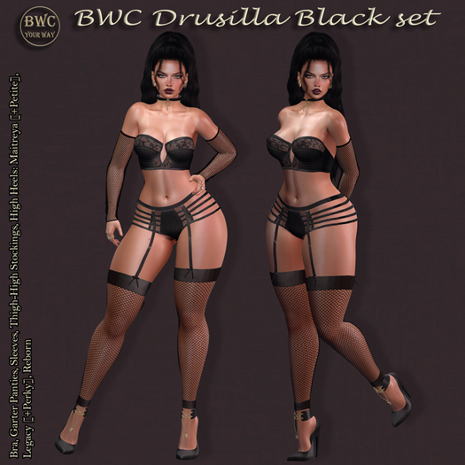 BWC Drusilla Black set  - 50% Off! Black Friday Starts