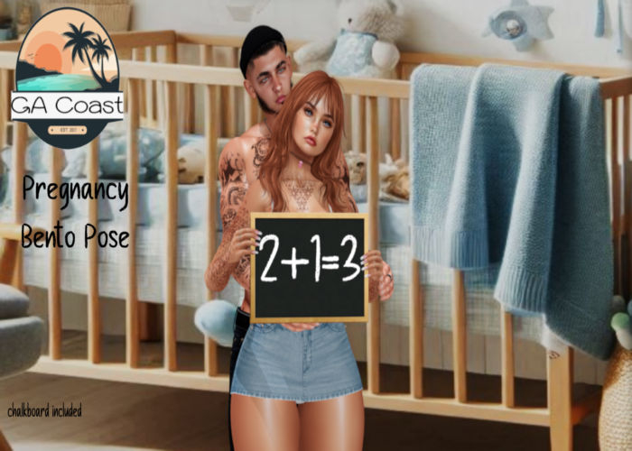 GA COAST - Pregnancy Pose  - UNPACK HUD