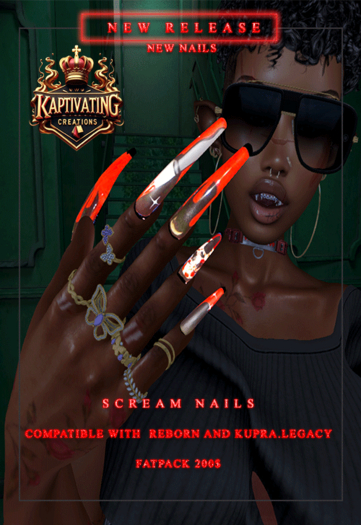 *KC* Scream Nail Fatpack *ADD TO UNPACK*