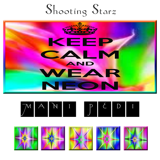 ~Mani Pedi~ Shooting Starz Polish - Legacy HUD