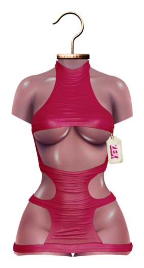 Ashley mini dress * Fuchsia * Larax, Reborn, Waifu, Legacy, BombShell