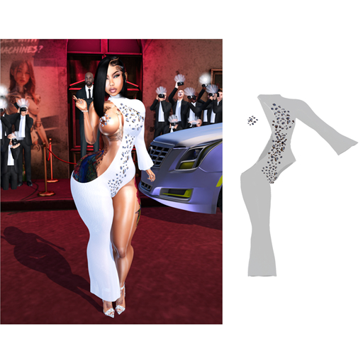 Fhallon Bodysuit- White