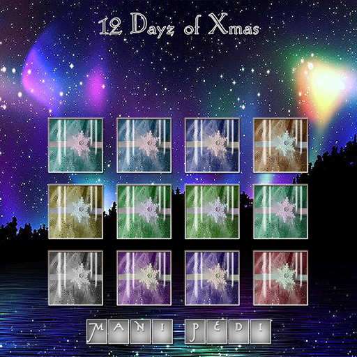 ~Mani Pedi~ 12 Dayz of Xmas Polish - GenX HUD