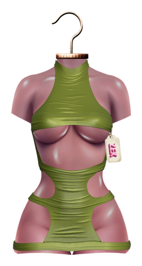 Ashley mini dress * Lime * Larax, Reborn, Waifu, Legacy, BombShell
