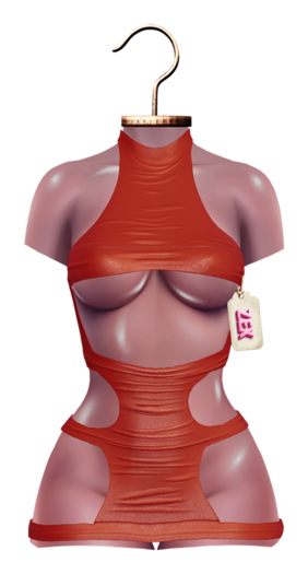 Ashley mini dress * Orange * Larax, Reborn, Waifu, Legacy, BombShell