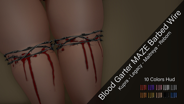 [LS] GARTER MAZE BARBED WIRE