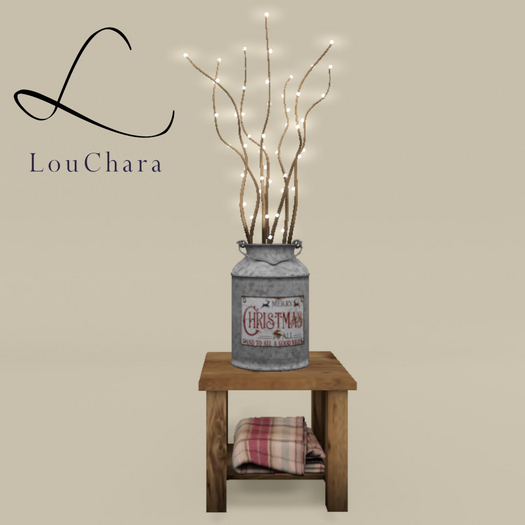LouChara Holly Porch Set End Table