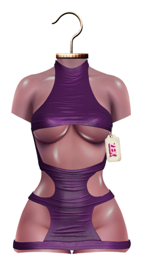 Ashley mini dress * Purple * Larax, Reborn, Waifu, Legacy, BombShell