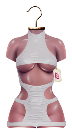 Ashley mini dress * White * Larax, Reborn, Waifu, Legacy, BombShell