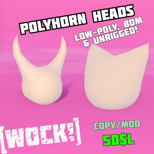[WOCK!] Polyhorn Heads