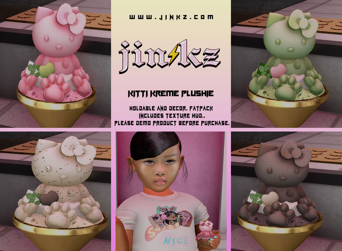 [JINKZ] Kitti Kream Plushie Strawberry