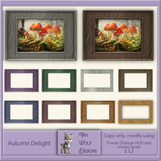 Autumn Delight framed picture