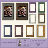 Chocolate Hearts framed picture