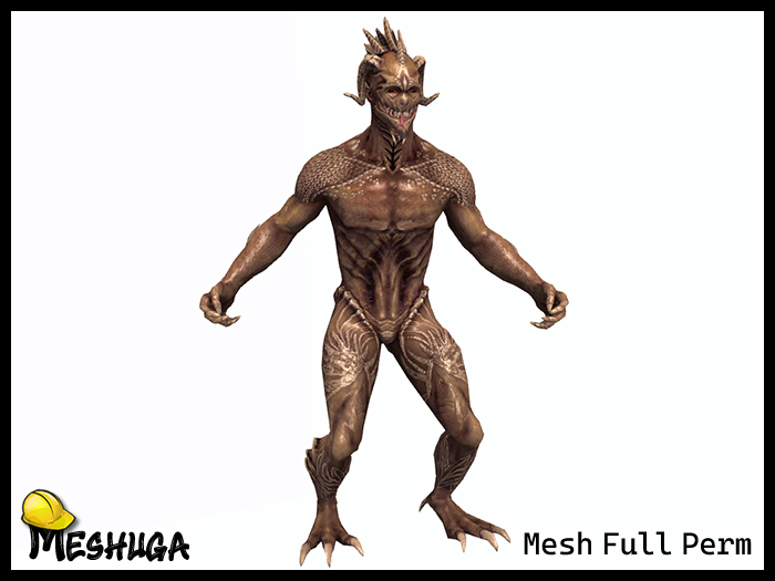 Meshuga Aquaspite Halloween Monster Character FULL PERM MESH 