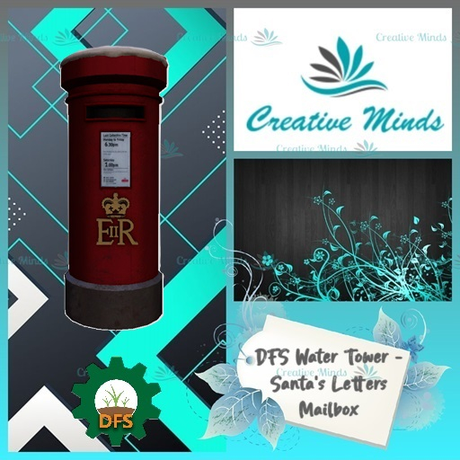 DFS Water Tower - Santa's Letters Mailbox (Xmas Expo 2022) (Actual Item)
