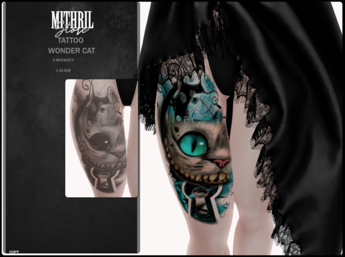 Mithril Store_ Tattoo wonder cat_ LEGS