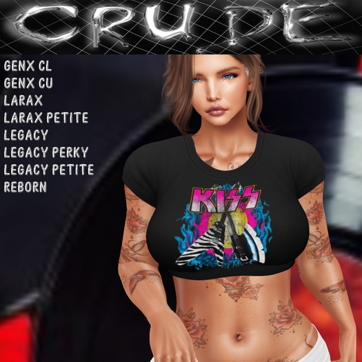 Kiss Concert Women's Crop (WTS) <Wear Me>