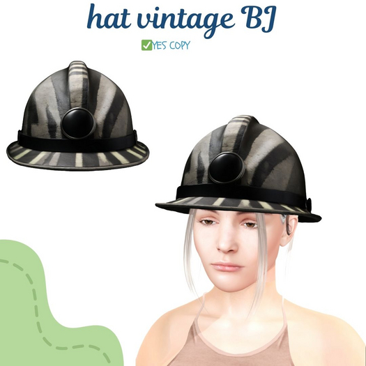 (MB) hat vintage BJ