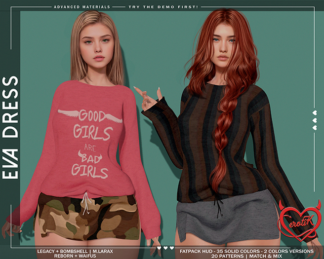 [erotiK] Eva Dress FATPACK