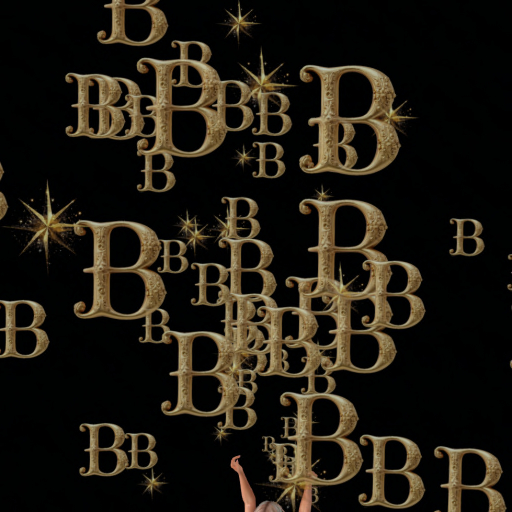 Letter B Confetti Tosser Thrower