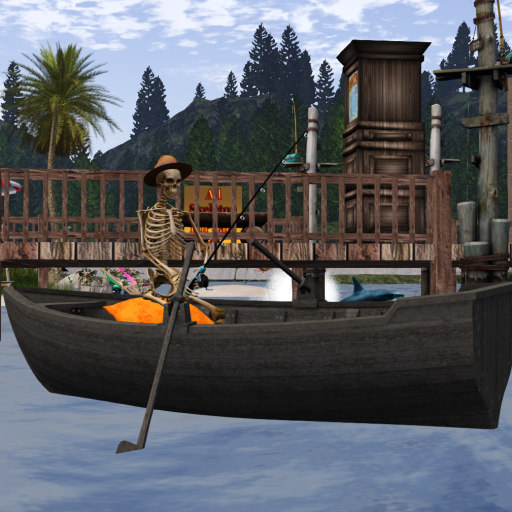 (PD) Fishing Skeleton-Boat Versionn Box
