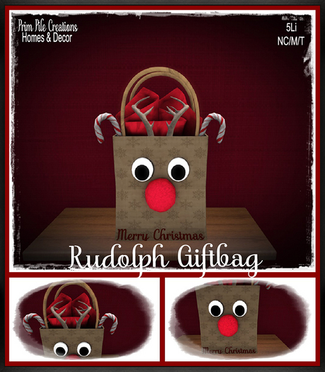 ~PPC~ Rudolph Giftbag  